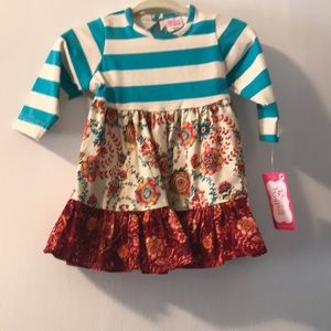 Ricrac and ruffles dress - NEW!